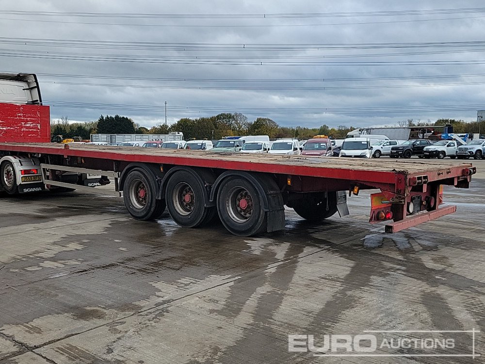 Montracon Tri Axle Flat Bed Trailer - Platvorm/ Madelpoolhaagis: pilt 3 Montracon Tri Axle Flat Bed Trailer - Platvorm/ Madelpoolhaagis: pilt 3