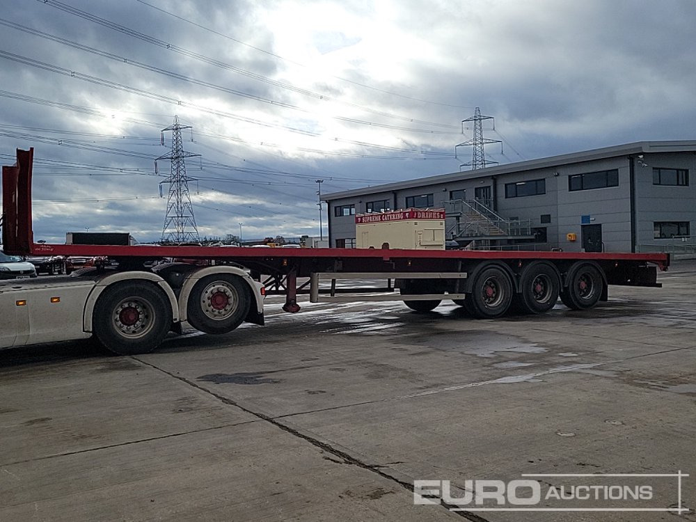 Montracon Tri Axle Flat Bed Trailer - Platvorm/ Madelpoolhaagis: pilt 1 Montracon Tri Axle Flat Bed Trailer - Platvorm/ Madelpoolhaagis: pilt 1