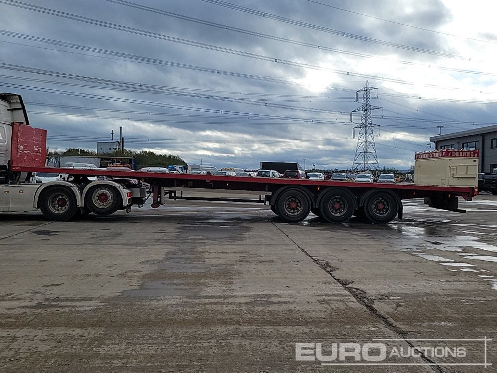 Montracon Tri Axle Flat Bed Trailer - Platvorm/ Madelpoolhaagis: pilt 2 Montracon Tri Axle Flat Bed Trailer - Platvorm/ Madelpoolhaagis: pilt 2