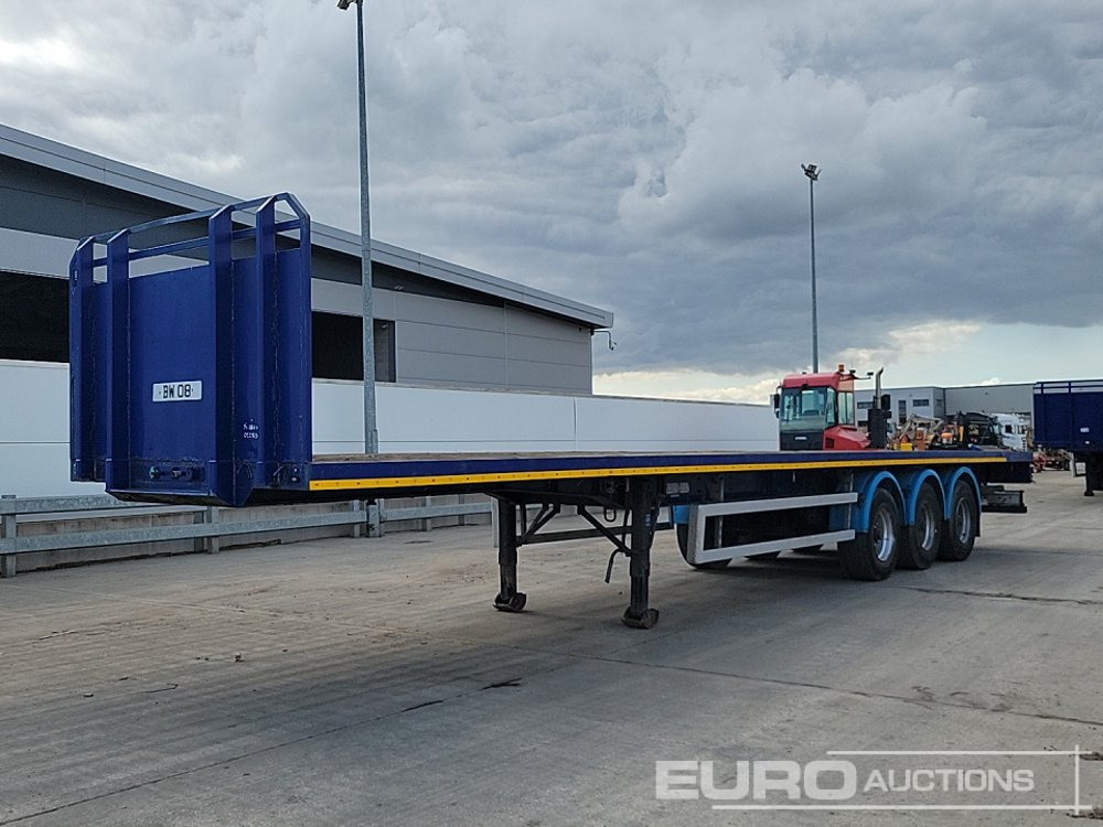 Montracon Tri Axle Flatbed Trailer - Platvorm/ Madelpoolhaagis: pilt 1 Montracon Tri Axle Flatbed Trailer - Platvorm/ Madelpoolhaagis: pilt 1