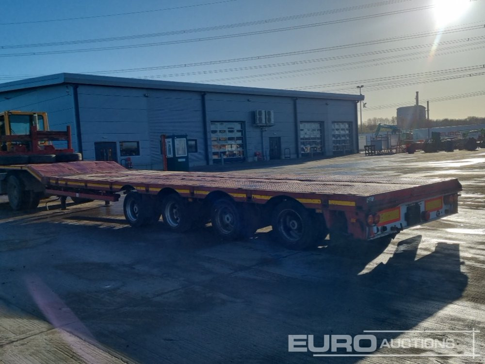 Nooteboom 4 Axle Extendable Low Loader Trailer, Twin Axle Rear Steer, Out Riggers - Madelveok/ Platvormveok: pilt 3 Nooteboom 4 Axle Extendable Low Loader Trailer, Twin Axle Rear Steer, Out Riggers - Madelveok/ Platvormveok: pilt 3