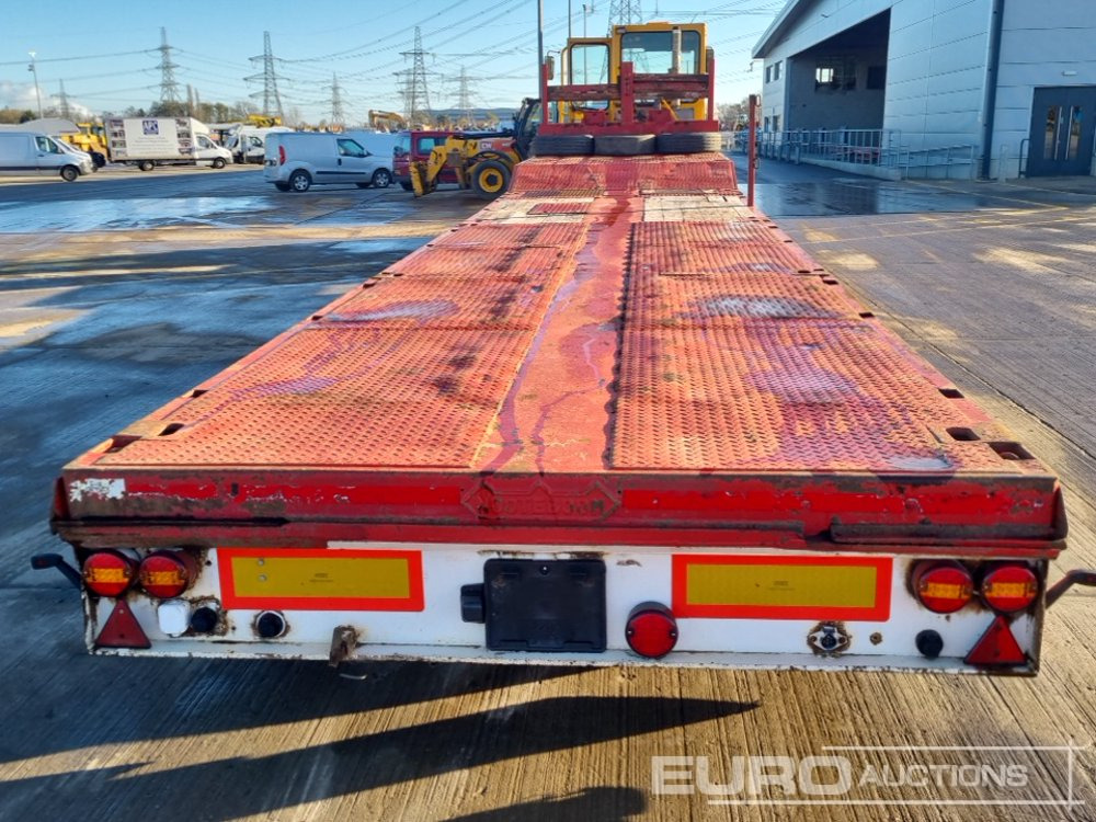 Nooteboom 4 Axle Extendable Low Loader Trailer, Twin Axle Rear Steer, Out Riggers - Madelveok/ Platvormveok: pilt 4 Nooteboom 4 Axle Extendable Low Loader Trailer, Twin Axle Rear Steer, Out Riggers - Madelveok/ Platvormveok: pilt 4