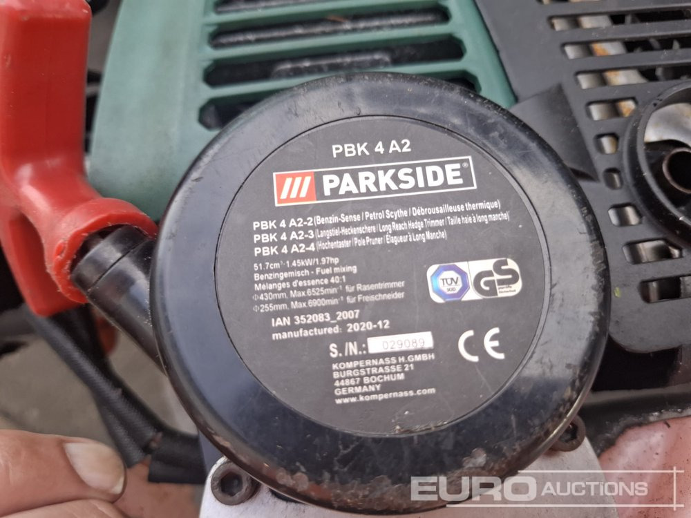 ParkSide PBK 4 A2 4-IN-1 Petrol Multi-Tool - Garaažiseadmed: pilt 5 ParkSide PBK 4 A2 4-IN-1 Petrol Multi-Tool - Garaažiseadmed: pilt 5
