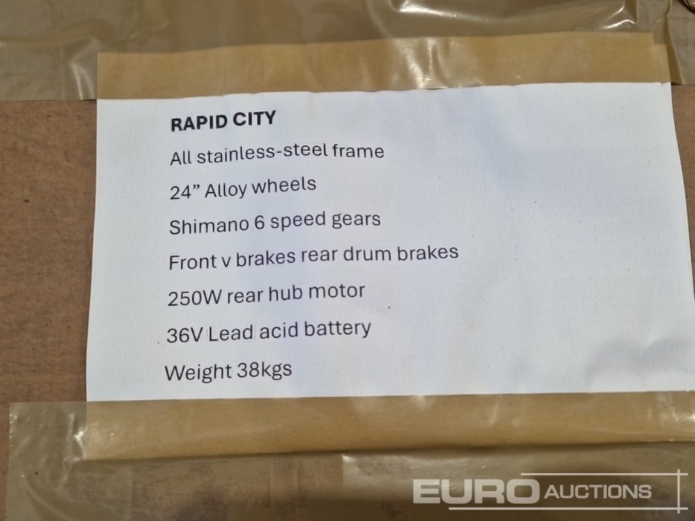 Rapid City 36V Electric Bike - Garaažiseadmed: pilt 2 Rapid City 36V Electric Bike - Garaažiseadmed: pilt 2