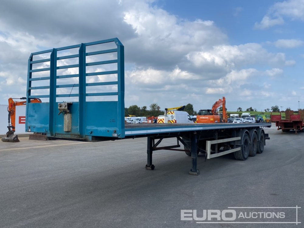 SDC 40' Tri Axle Flat Trailer, BPW Axles - Platvorm/ Madelpoolhaagis: pilt 1 SDC 40' Tri Axle Flat Trailer, BPW Axles - Platvorm/ Madelpoolhaagis: pilt 1