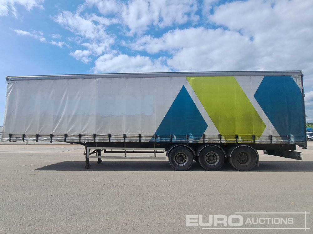 SDC 45' Tri Axle Curtainsider Trailer, BPW Axles, - Tentpoolhaagis: pilt 2 SDC 45' Tri Axle Curtainsider Trailer, BPW Axles, - Tentpoolhaagis: pilt 2