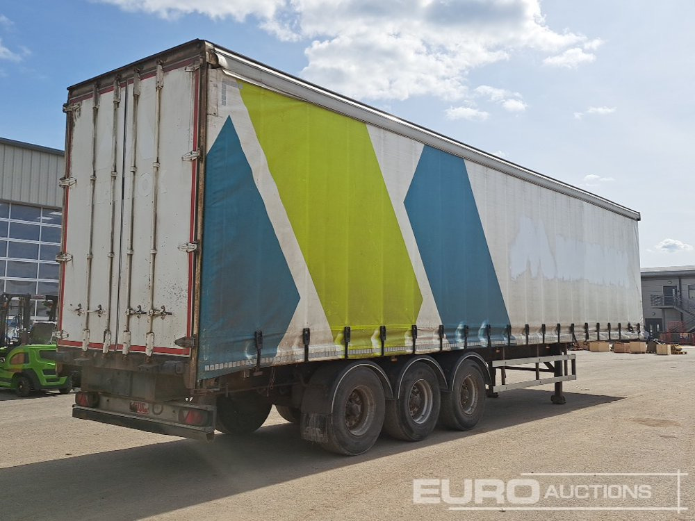 SDC 45' Tri Axle Curtainsider Trailer, BPW Axles, - Tentpoolhaagis: pilt 5 SDC 45' Tri Axle Curtainsider Trailer, BPW Axles, - Tentpoolhaagis: pilt 5