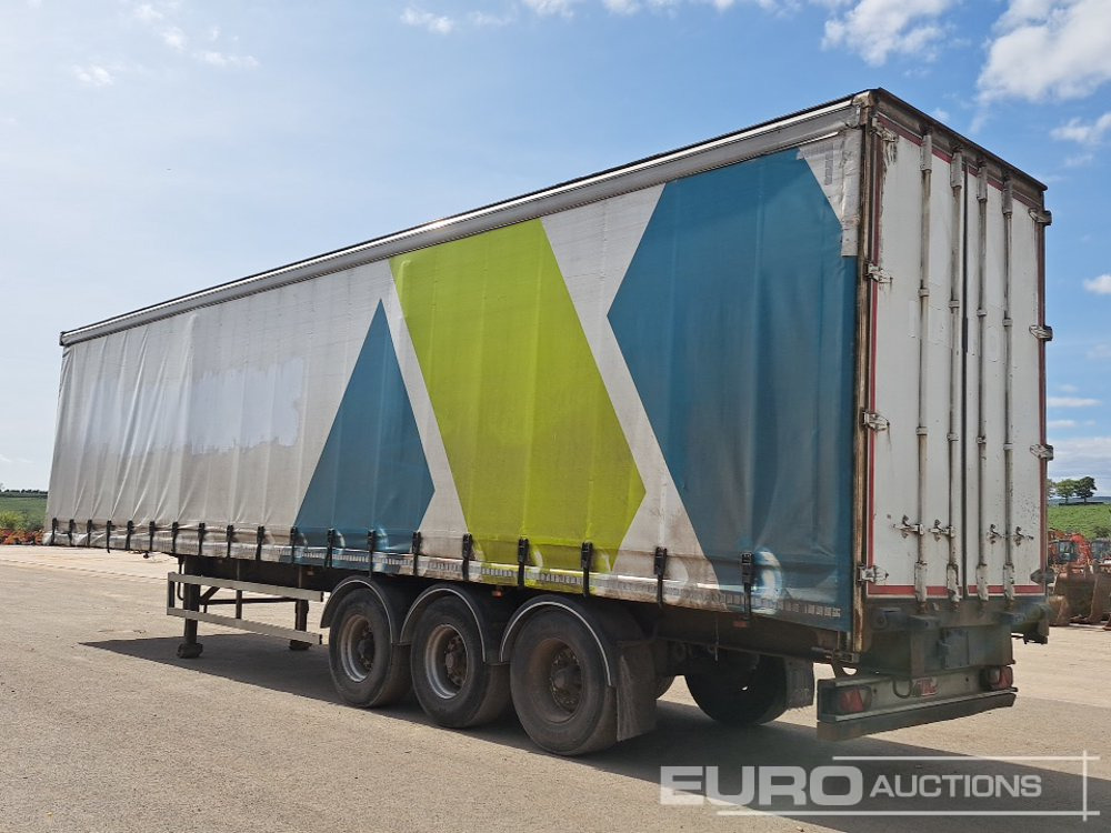 SDC 45' Tri Axle Curtainsider Trailer, BPW Axles, - Tentpoolhaagis: pilt 3 SDC 45' Tri Axle Curtainsider Trailer, BPW Axles, - Tentpoolhaagis: pilt 3