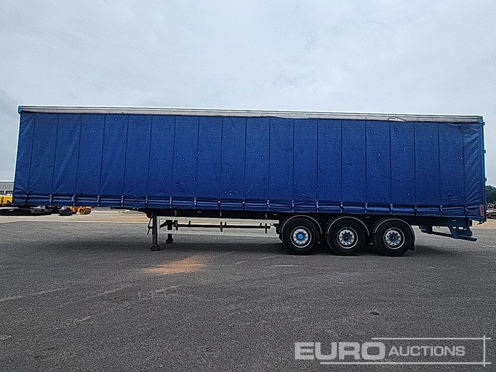 SDC 45' Tri Axle Curtainsider Trailer - Tentpoolhaagis: pilt 2 SDC 45' Tri Axle Curtainsider Trailer - Tentpoolhaagis: pilt 2