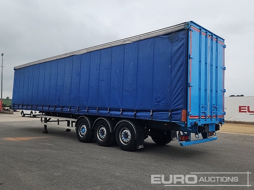 SDC 45' Tri Axle Curtainsider Trailer - Tentpoolhaagis: pilt 3 SDC 45' Tri Axle Curtainsider Trailer - Tentpoolhaagis: pilt 3