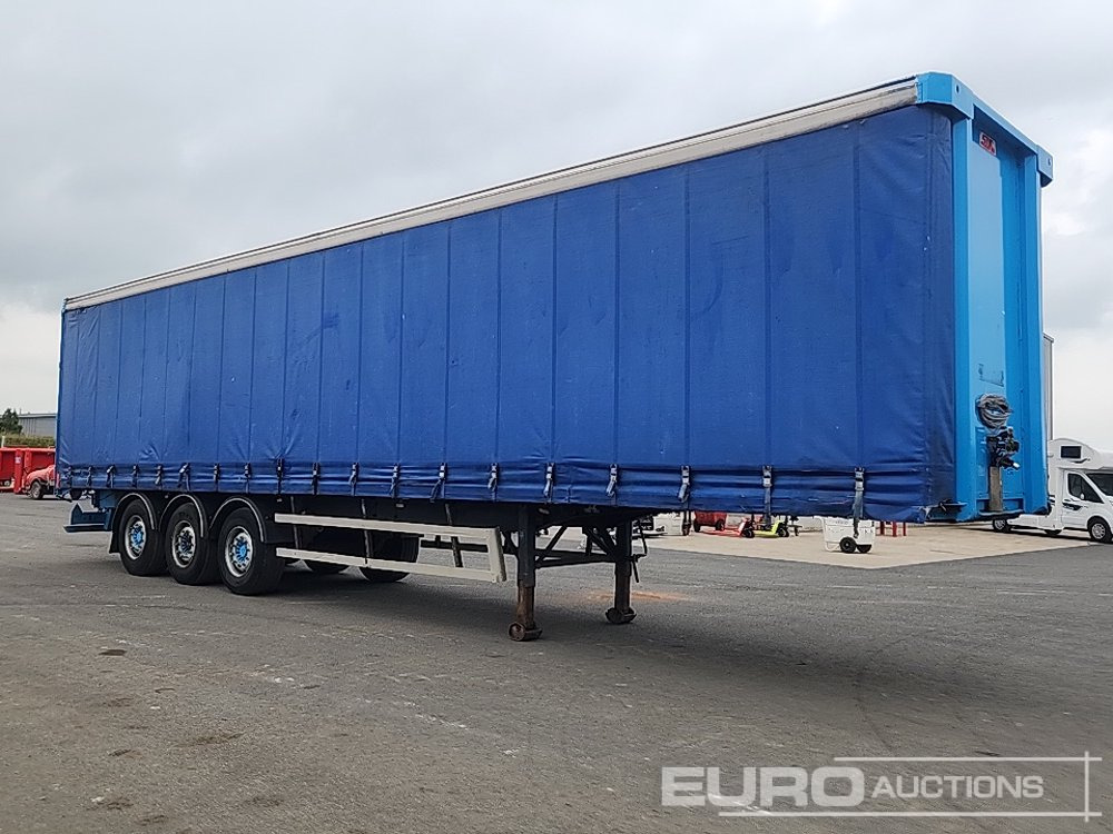 Tentpoolhaagis SDC 45' Tri Axle Curtainsider Trailer: pilt 7