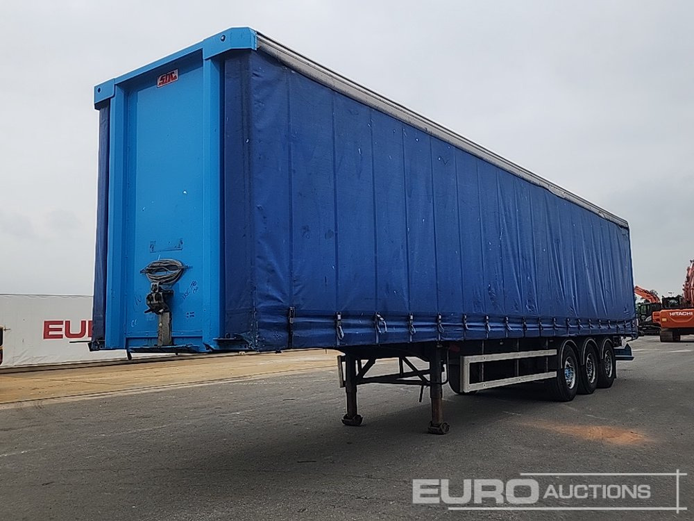 SDC 45' Tri Axle Curtainsider Trailer - Tentpoolhaagis: pilt 1 SDC 45' Tri Axle Curtainsider Trailer - Tentpoolhaagis: pilt 1