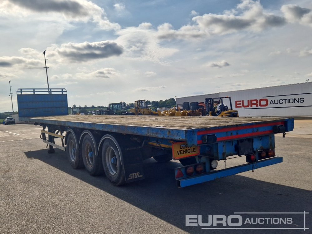 SDC Tri Axle Flat Bed Trailer, BPW Axles - Platvorm/ Madelpoolhaagis: pilt 2 SDC Tri Axle Flat Bed Trailer, BPW Axles - Platvorm/ Madelpoolhaagis: pilt 2