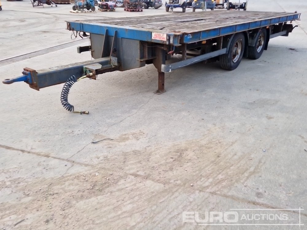 SDC Twin Axle Drag Flat Trailer, Twist & Locks, Air Brakes - Madal platvormpoolhaagis: pilt 2 SDC Twin Axle Drag Flat Trailer, Twist & Locks, Air Brakes - Madal platvormpoolhaagis: pilt 2