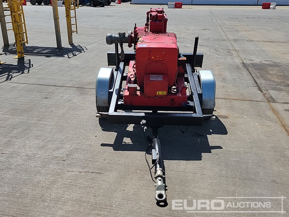 Veepump Sykes Single Axle 4" Water Pump, Diesel Engine: pilt 8