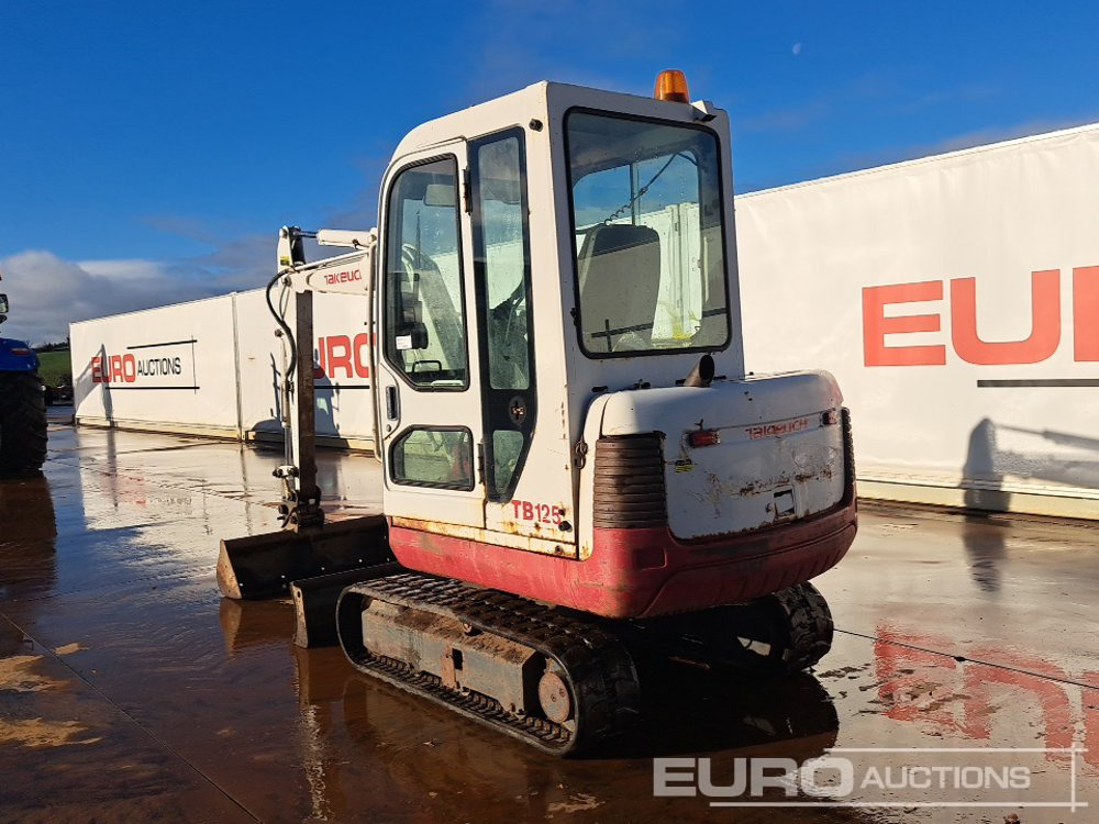 Takeuchi TB125 - Miniekskavaator: pilt 3 Takeuchi TB125 - Miniekskavaator: pilt 3