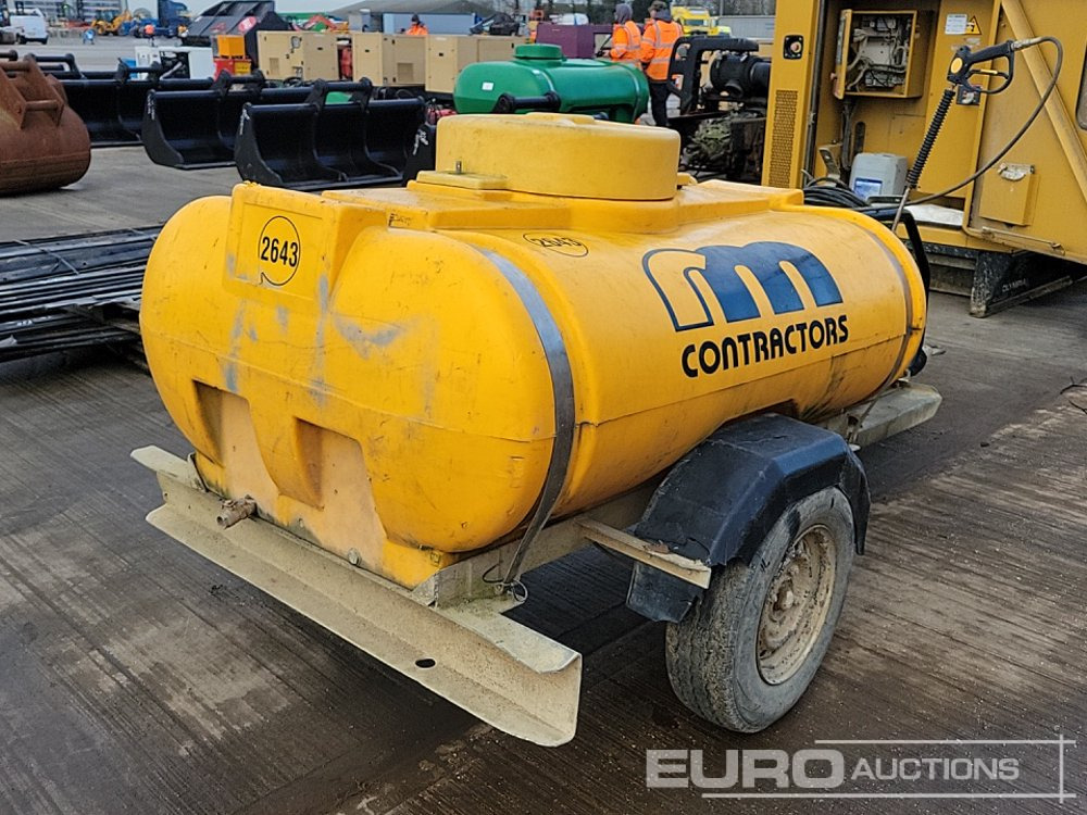 Trailer Engineering Single Axle Plastic Water Bowser, Yanmar Pressure Washer - Survepesur: pilt 5 Trailer Engineering Single Axle Plastic Water Bowser, Yanmar Pressure Washer - Survepesur: pilt 5