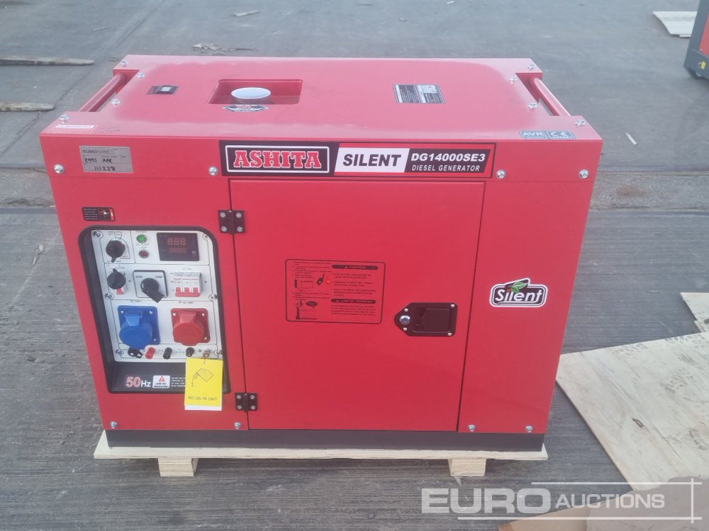 Unused 2024 Ashita Power DG14000SE3 - Generaatorikomplekt: pilt 2 Unused 2024 Ashita Power DG14000SE3 - Generaatorikomplekt: pilt 2