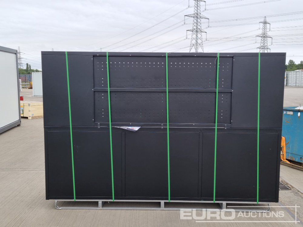 Unused 2025 10' Work Bench, 30 Drawers, 2 Cabinets - Ehitusseade: pilt 4 Unused 2025 10' Work Bench, 30 Drawers, 2 Cabinets - Ehitusseade: pilt 4