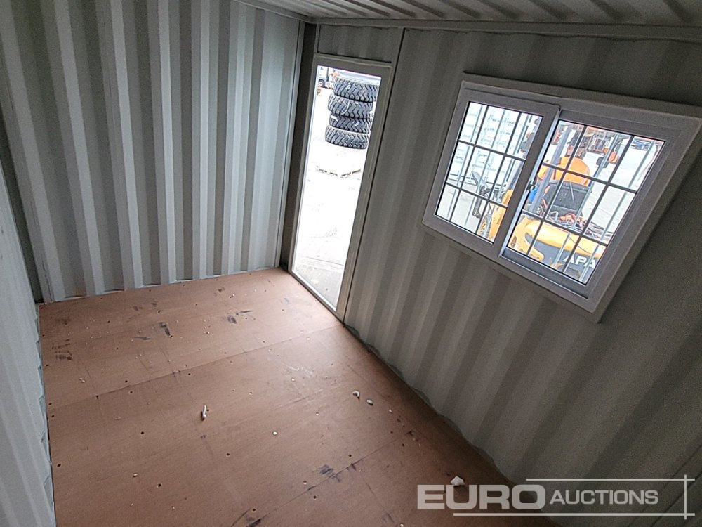 Merekonteiner Unused 2025 12' x 7' Container, 1 Door, 1 Window, 1 End Door (Cannot Be Reconsigned): pilt 15