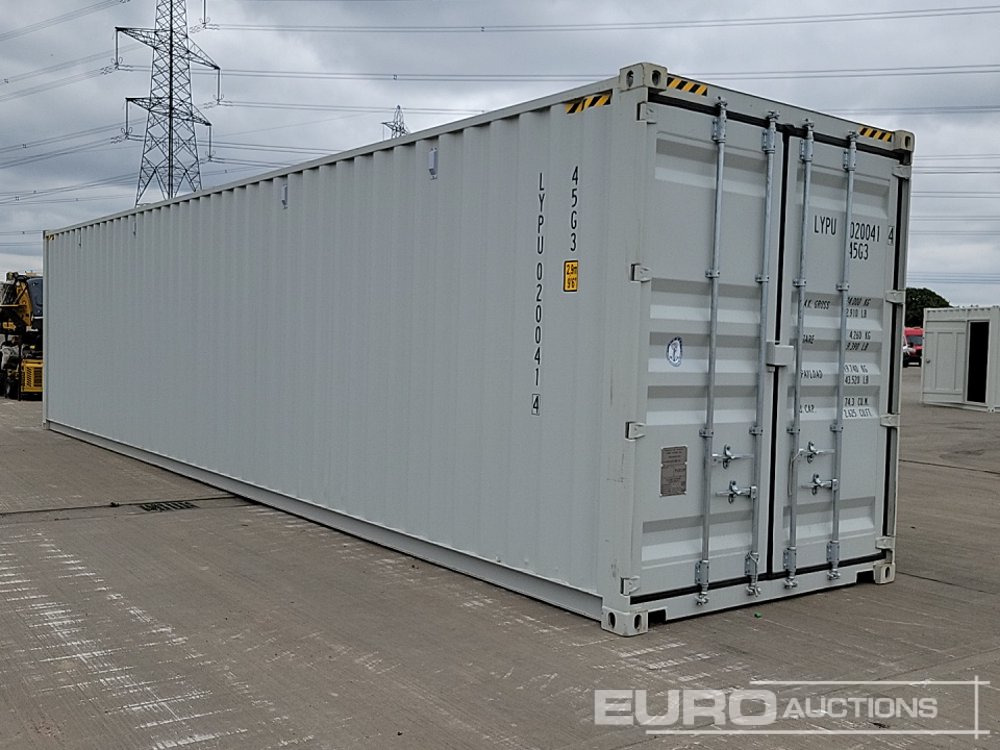 Merekonteiner Unused 2025 40' x 8' High Cube Container, 4 Side Doors, 1 End Door (Cannot Be Reconsigned): pilt 7