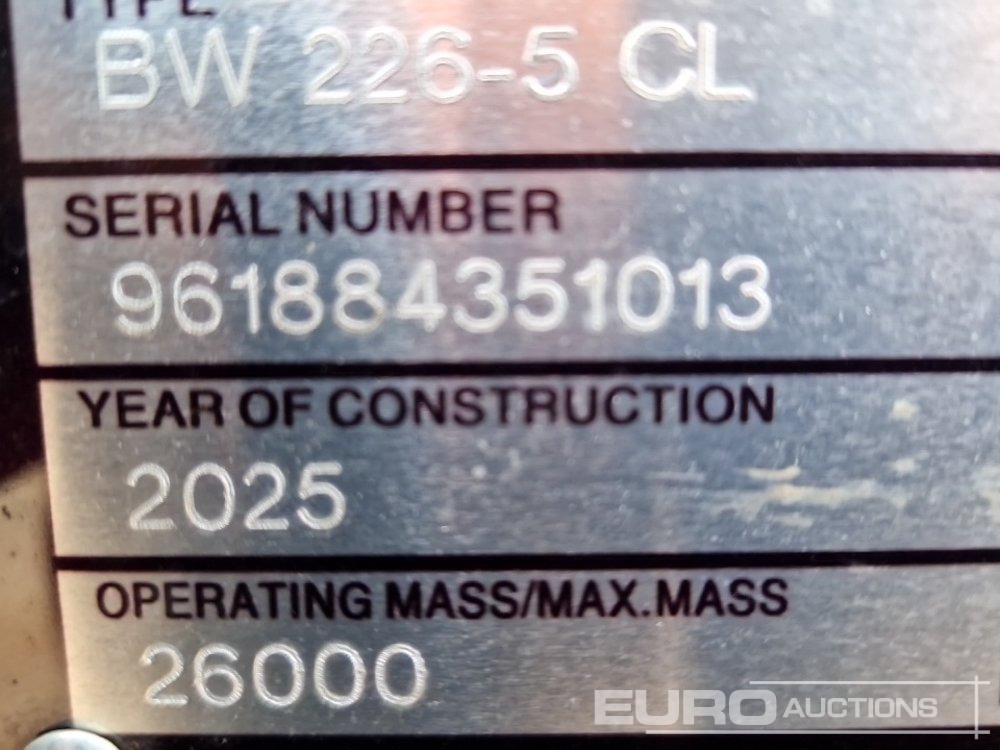 Rullija Unused 2025 Bomag BW226-5CL: pilt 45 Rullija Unused 2025 Bomag BW226-5CL: pilt 45