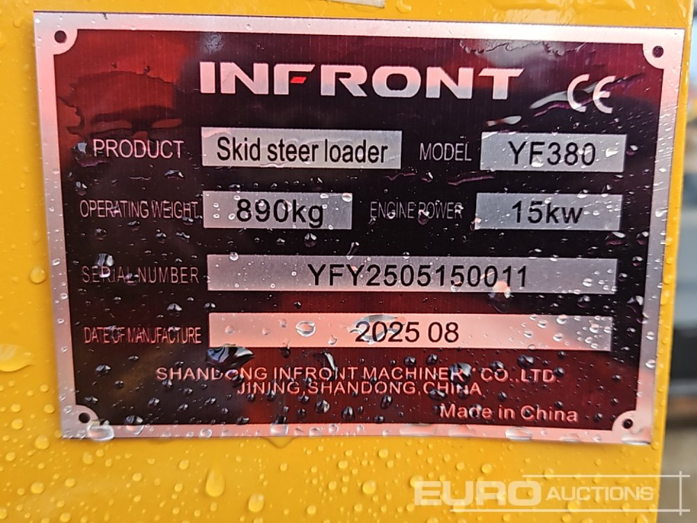 Unused 2025 Infront YF380 - Kompaktlaadur: pilt 1 Unused 2025 Infront YF380 - Kompaktlaadur: pilt 1