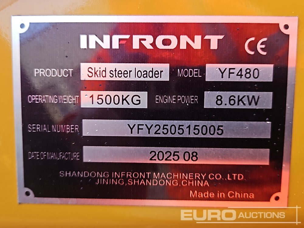 Unused 2025 Infront YF480 - Kompaktlaadur: pilt 1 Unused 2025 Infront YF480 - Kompaktlaadur: pilt 1