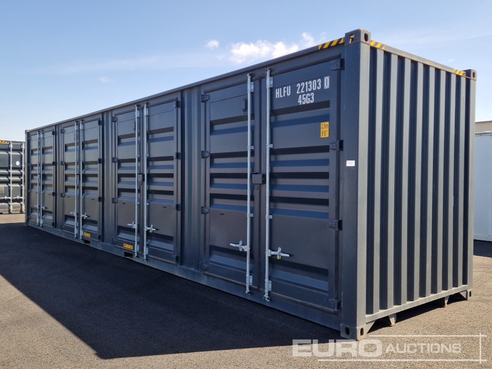 Unused 40ft HC Container, 4 Side Doors, 1 End Door (Cannot Be Reconsigned) - Merekonteiner: pilt 4 Unused 40ft HC Container, 4 Side Doors, 1 End Door (Cannot Be Reconsigned) - Merekonteiner: pilt 4