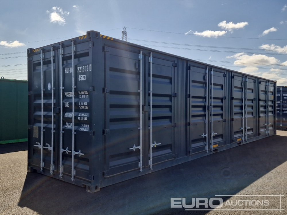 Unused 40ft HC Container, 4 Side Doors, 1 End Door (Cannot Be Reconsigned) - Merekonteiner: pilt 2 Unused 40ft HC Container, 4 Side Doors, 1 End Door (Cannot Be Reconsigned) - Merekonteiner: pilt 2