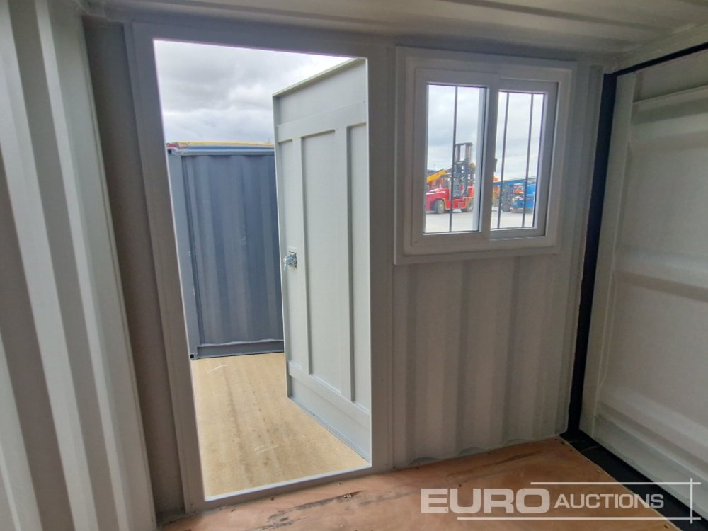 Merekonteiner Unused 9' x 6' Container, 1 End Door, 1 Side Door, Window (Cannot Be Reconsigned): pilt 11