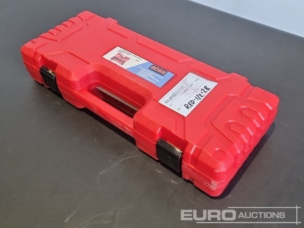 Unused Boss 1/2" 28pc Pneumatic Short Sleeve Socket Set, 3" Connecting Rod, 5" Connecting Rod Universal Joint, 10" Sliding Rod, 10" Bending Rod Adapter 3/4"-1/2" - Garaažiseadmed: pilt 3 Unused Boss 1/2" 28pc Pneumatic Short Sleeve Socket Set, 3" Connecting Rod, 5" Connecting Rod Universal Joint, 10" Sliding Rod, 10" Bending Rod Adapter 3/4"-1/2" - Garaažiseadmed: pilt 3