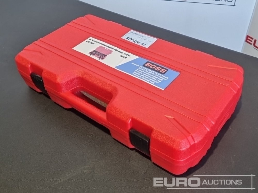 Unused Boss 3/4" 21pc Heavy Duty Pneumatic Socket Set, 4" Connecting Rod, 8" Connecting Rod, Quick Ratchet Wrench, 20" Sliding Rod - Garaažiseadmed: pilt 3 Unused Boss 3/4" 21pc Heavy Duty Pneumatic Socket Set, 4" Connecting Rod, 8" Connecting Rod, Quick Ratchet Wrench, 20" Sliding Rod - Garaažiseadmed: pilt 3