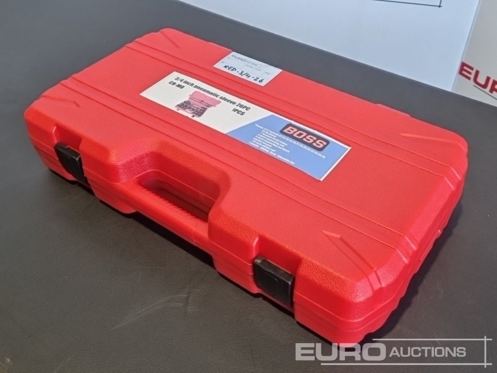Unused Boss 3/4" 26pc Heavy Duty Pneumatic Socket Set, 4" Connecting Rod, 8" Connecting Rod Quick Ratchet Wrench, 20" Sliding Road, L Handle Sliding Head Extension Bar - Garaažiseadmed: pilt 3 Unused Boss 3/4" 26pc Heavy Duty Pneumatic Socket Set, 4" Connecting Rod, 8" Connecting Rod Quick Ratchet Wrench, 20" Sliding Road, L Handle Sliding Head Extension Bar - Garaažiseadmed: pilt 3