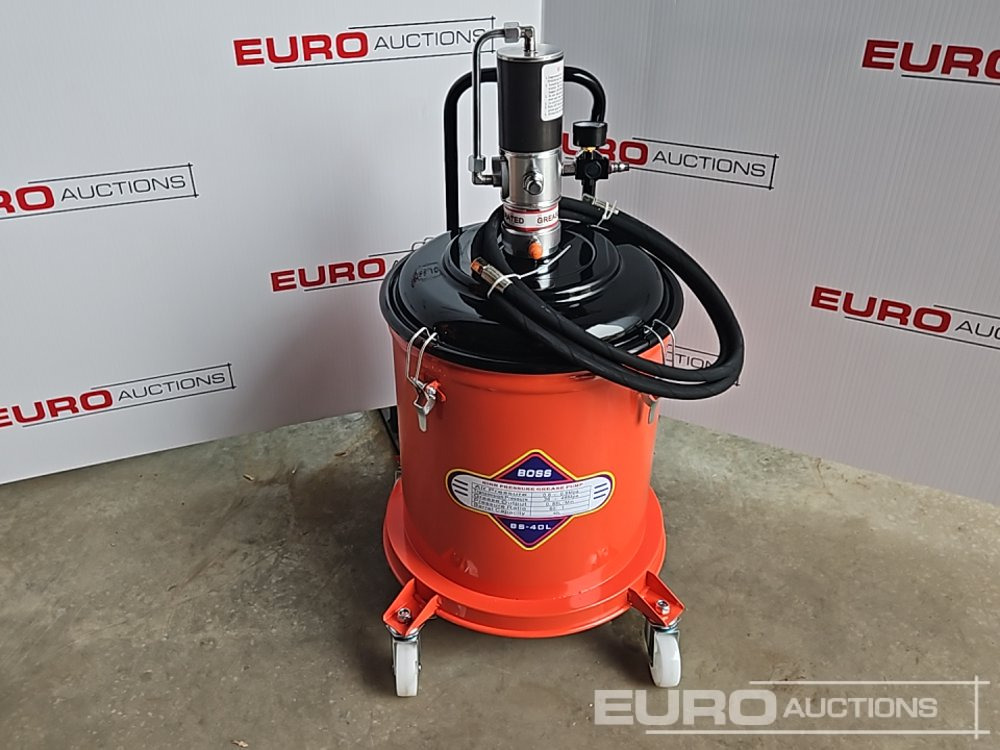 Unused Boss BS-40L 40 Ltr Pneumatic High Pressure Grease Pump - Garaažiseadmed: pilt 2 Unused Boss BS-40L 40 Ltr Pneumatic High Pressure Grease Pump - Garaažiseadmed: pilt 2