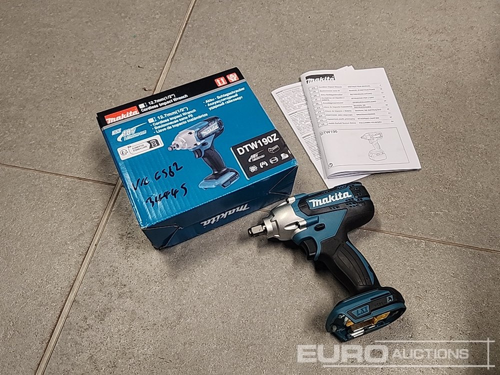Unused Makita 18V 1/2" Li-Ion LXT Impact Wrench (Body Only) - Ehitusseade: pilt 3 Unused Makita 18V 1/2" Li-Ion LXT Impact Wrench (Body Only) - Ehitusseade: pilt 3