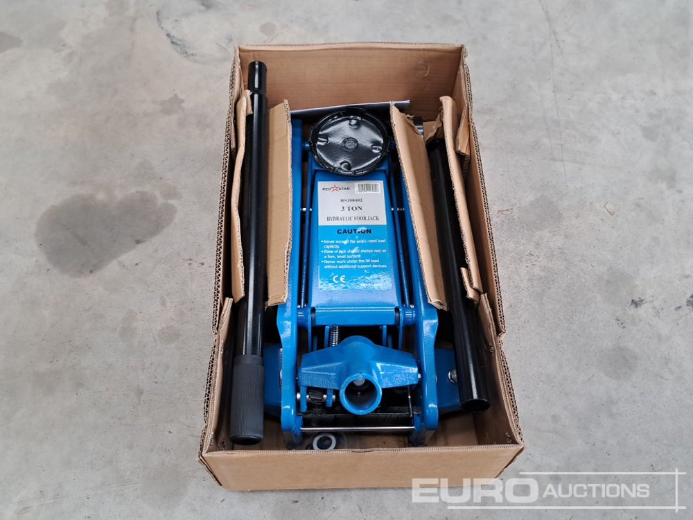 Unused Red Star 3 Ton Low Proflie Hydraulic Floor Jack - Garaažiseadmed: pilt 4 Unused Red Star 3 Ton Low Proflie Hydraulic Floor Jack - Garaažiseadmed: pilt 4