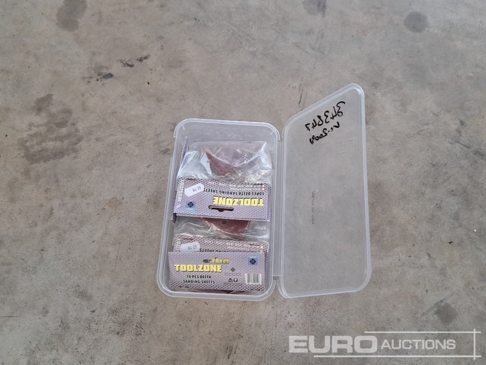 Unused Toolzone 10pc Delta Sanding Sheets (9 of) - Garaažiseadmed: pilt 2 Unused Toolzone 10pc Delta Sanding Sheets (9 of) - Garaažiseadmed: pilt 2