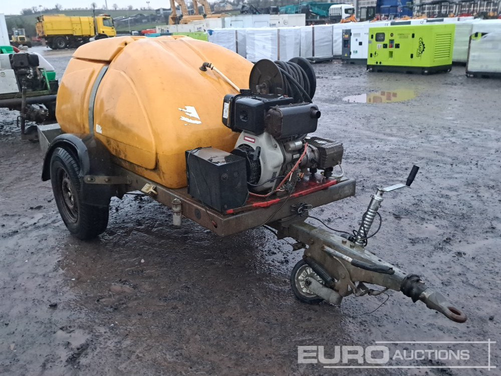 Western Single Axle Fuel Bowser, Diesel Pressure Washer, Yanmar Engine, Hose - Survepesur: pilt 4 Western Single Axle Fuel Bowser, Diesel Pressure Washer, Yanmar Engine, Hose - Survepesur: pilt 4