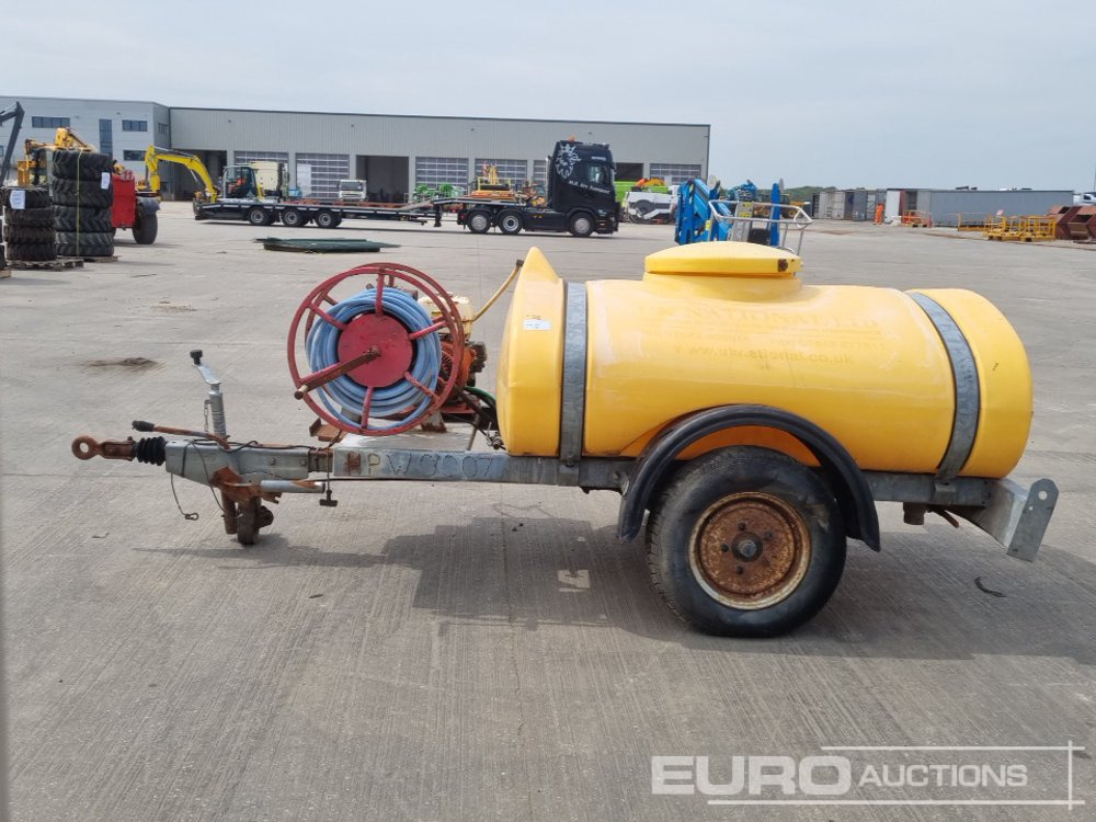 Western Trailers Single Axle Plastic Water Bowser, Honda Pressure Washer - Survepesur: pilt 2 Western Trailers Single Axle Plastic Water Bowser, Honda Pressure Washer - Survepesur: pilt 2