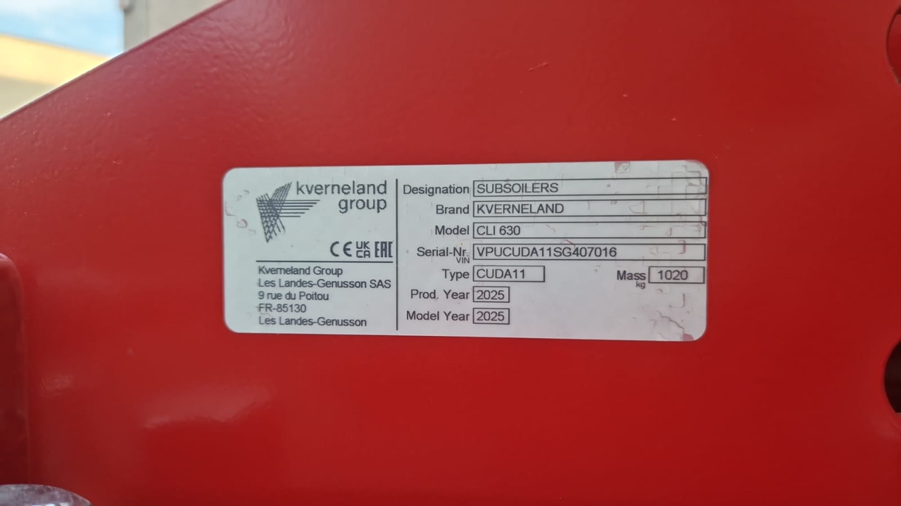 Dissodatore nuovo Kverneland CLI 630 - Sügavkobesti: pilt 4 Dissodatore nuovo Kverneland CLI 630 - Sügavkobesti: pilt 4