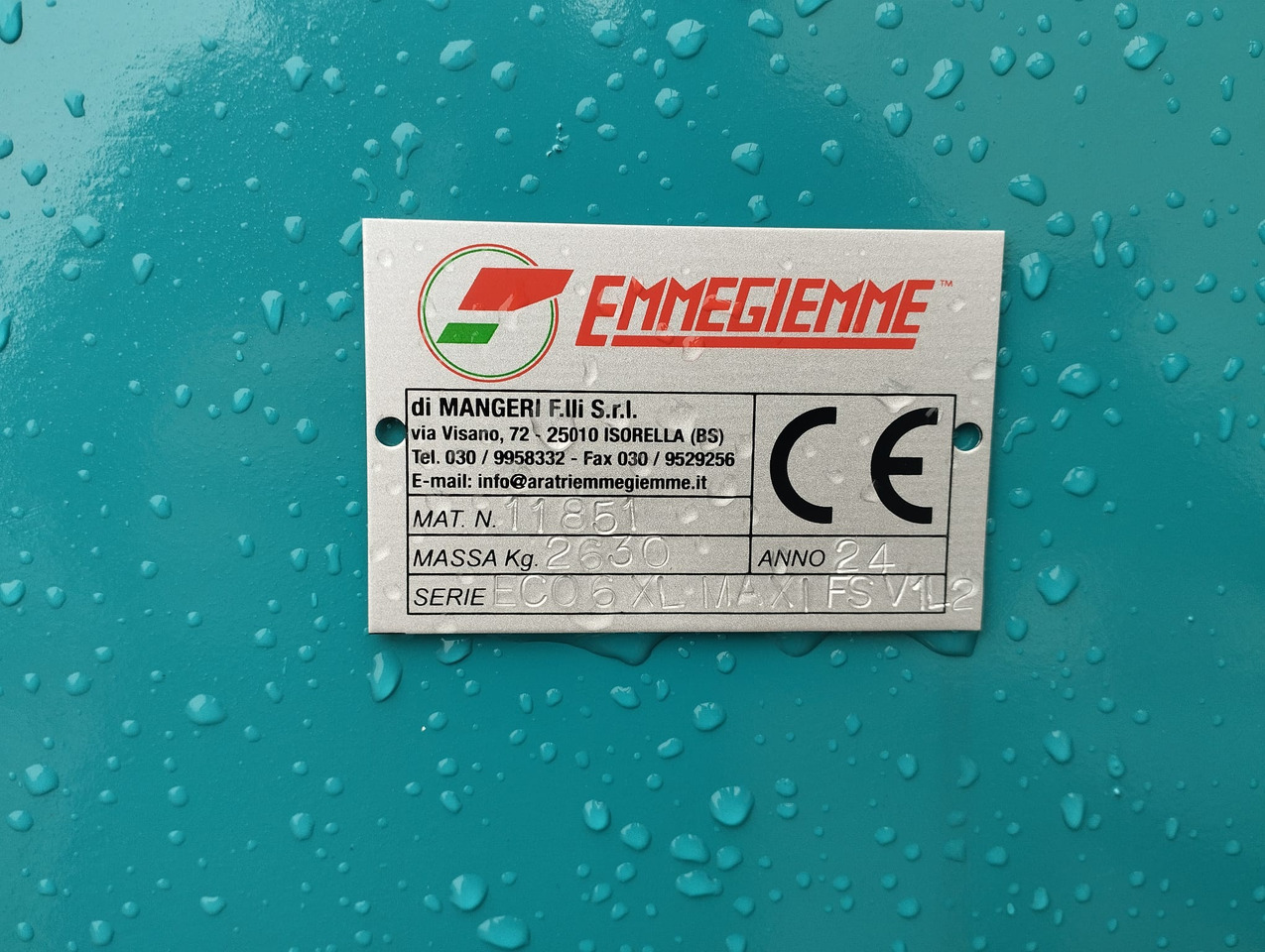 Emmegiemme ecoaratro nuovo ECO 6 XL MAXI FS V1LM2 - Ader: pilt 2 Emmegiemme ecoaratro nuovo ECO 6 XL MAXI FS V1LM2 - Ader: pilt 2