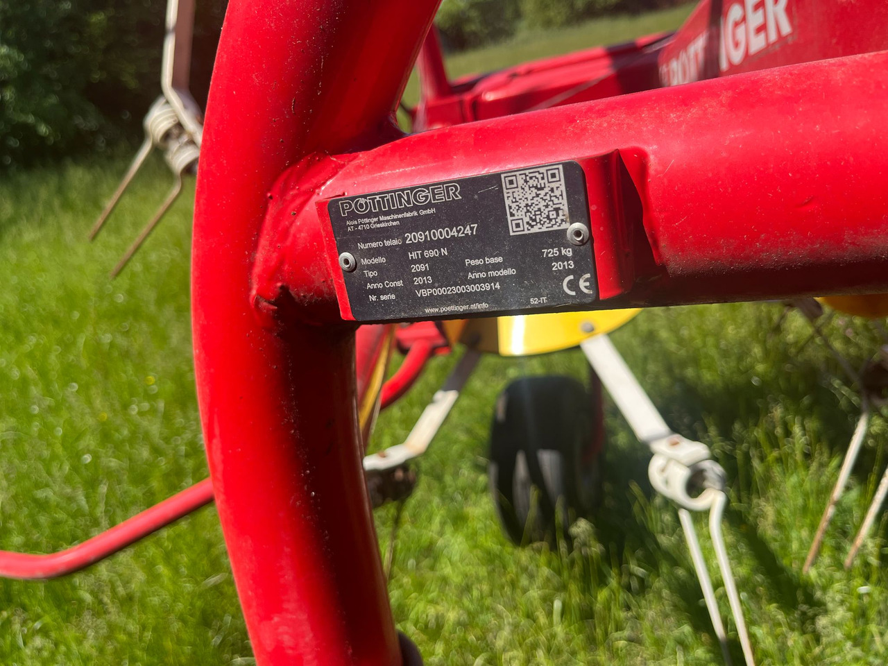 Voltafieno usato Pottinger Hit 690 N - Kaarutaja/ Reha: pilt 5 Voltafieno usato Pottinger Hit 690 N - Kaarutaja/ Reha: pilt 5