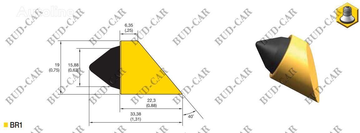 New Cutter, Frez, blades, bits BR1, BR2, BR3, BR4 - Lisaseade - Puurimisplatvorm: pilt 2 New Cutter, Frez, blades, bits BR1, BR2, BR3, BR4 - Lisaseade - Puurimisplatvorm: pilt 2