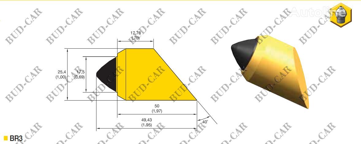 New Cutter, Frez, blades, bits BR1, BR2, BR3, BR4 - Lisaseade - Puurimisplatvorm: pilt 4 New Cutter, Frez, blades, bits BR1, BR2, BR3, BR4 - Lisaseade - Puurimisplatvorm: pilt 4