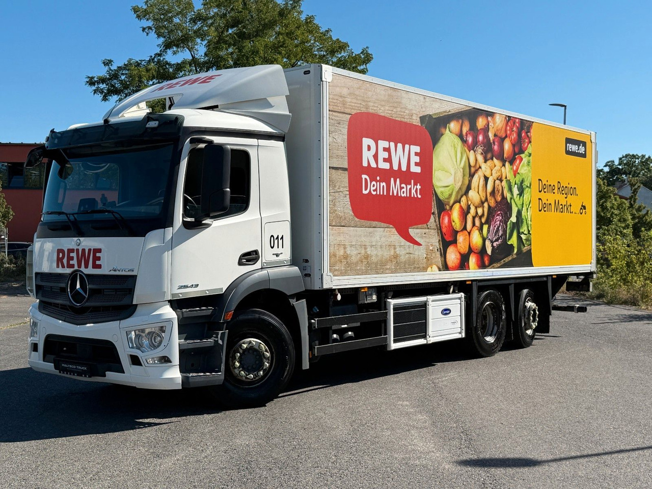 Mercedes-Benz Antos 2543 Kühler/Liftachse/8m/Ladebord/Retarder - Külmutiga veoauto: pilt 1 Mercedes-Benz Antos 2543 Kühler/Liftachse/8m/Ladebord/Retarder - Külmutiga veoauto: pilt 1