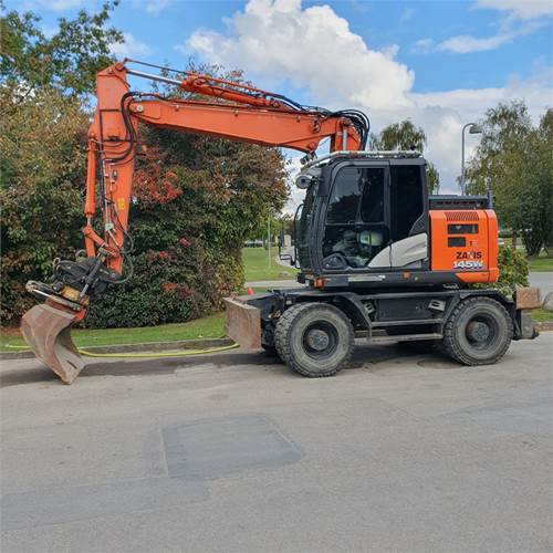 Hitachi ZX145 WT-6 - Ratastel ekskavaator: pilt 2 Hitachi ZX145 WT-6 - Ratastel ekskavaator: pilt 2