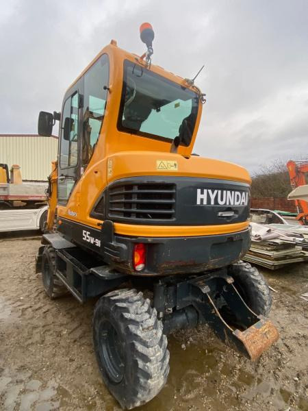 Ratastel ekskavaator Hyundai ROBEX 55W-9A: pilt 6