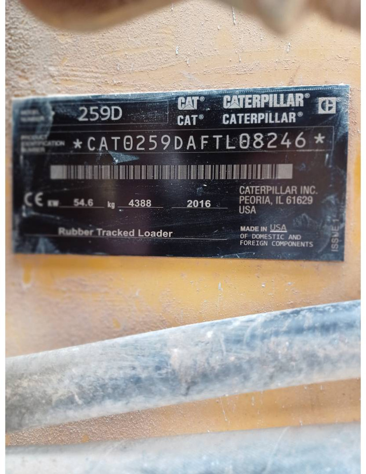 Roomiklaadur CAT 259D: pilt 22