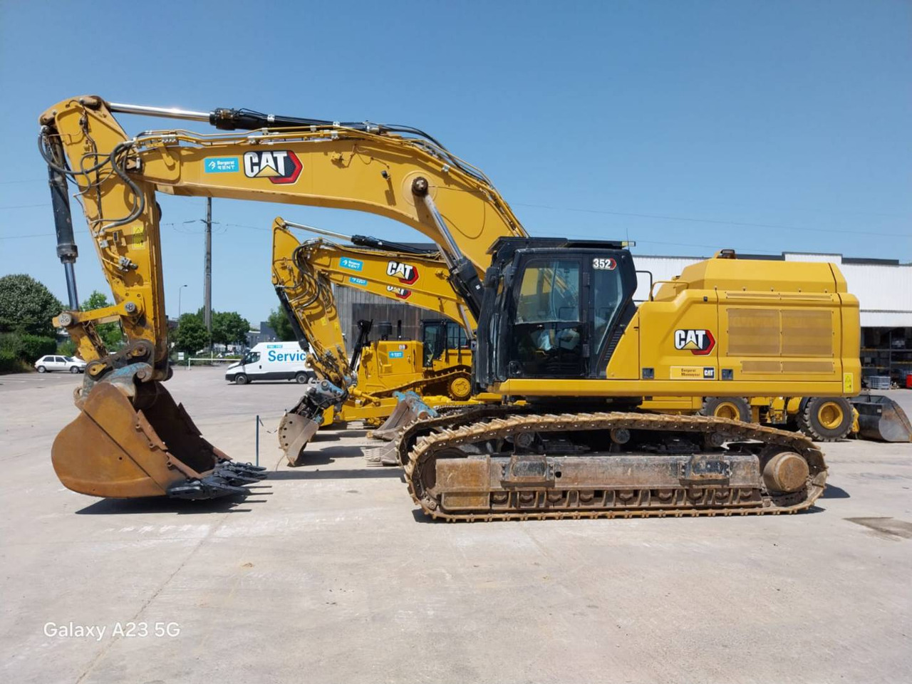 Lintekskavaator CAT 352-08: pilt 10